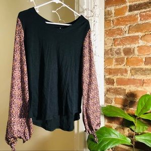 Anthropologie Flowered Blouse